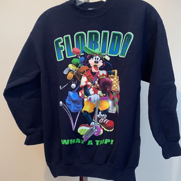 Disney World Florida Youth Navy Goofy Sweatshirt - Picture 2 of 6